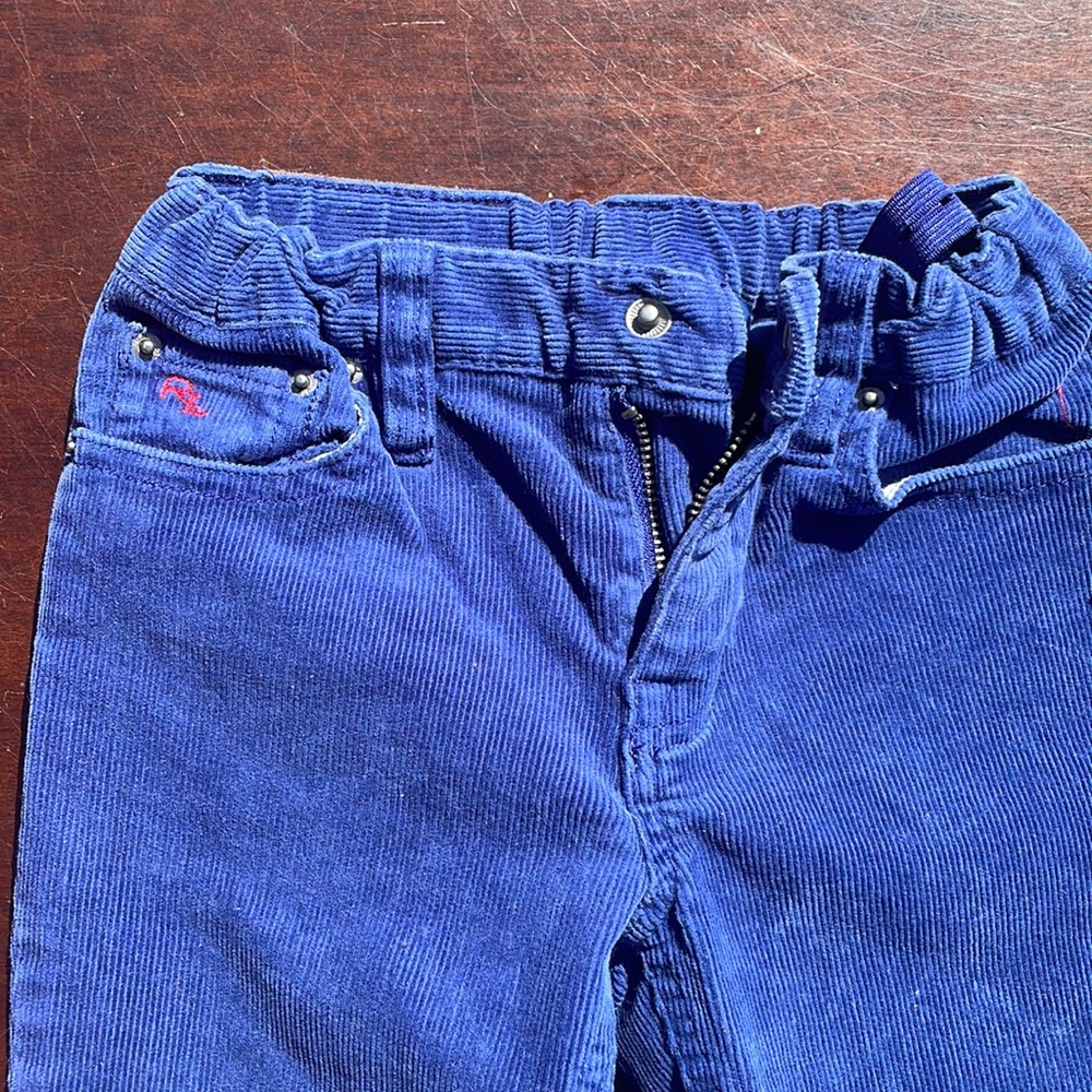 Polo corduroy pants in blue